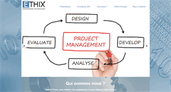 Desktop Screenshot of ethix-technology.com